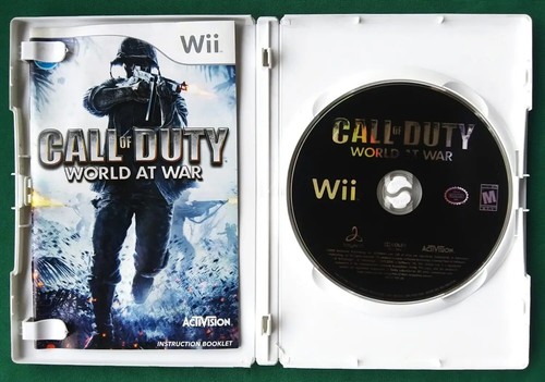 Wii call duty world war - wii, at